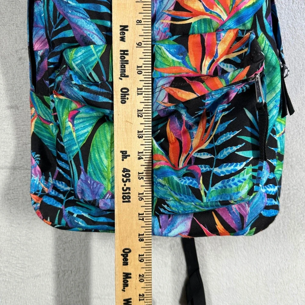 JanSport Superbreak Backpack Bookbag Vivid Paradise Tropical Print